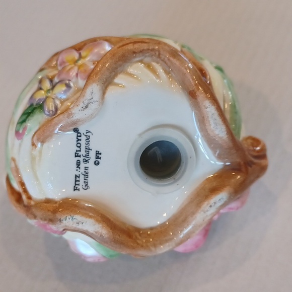Fitz and Floyd Garden Rhapsody Salt Shaker Eggs Easter Vintage - Picture 5 of 10